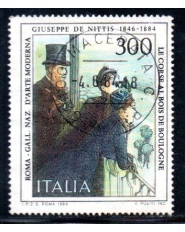 Itália 1984 Roma -  Gall Naz. Darte Moderna 36.827 Carimbado