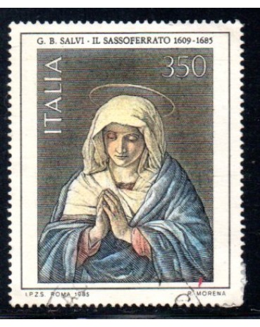 Itália 1985 G.B. Salvi.Il.Sassoferrato 36.831 Carimbado