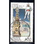 Itália 1984 Viterbo La Mac China di Santa Rosa 36.839 Carimbado