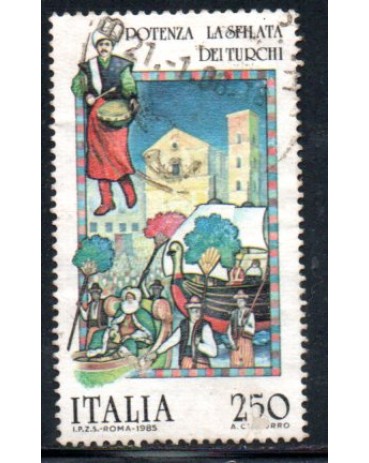 Itália 1985 Potenza Lasfilata 36.843 Carimbado