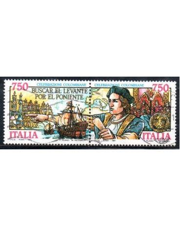 Itália 1991 Buscar El Levante Por El Poniente  36.850 Carimbados 