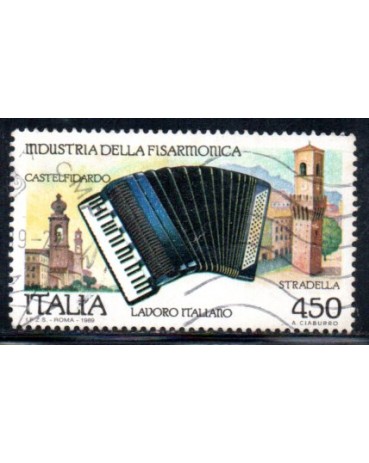 Itália 1989 Indústria Della Fisarmonica 36.853 Carimbado
