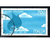 Itália 1987 Lavoro Italiano 36.855 Carimbado
