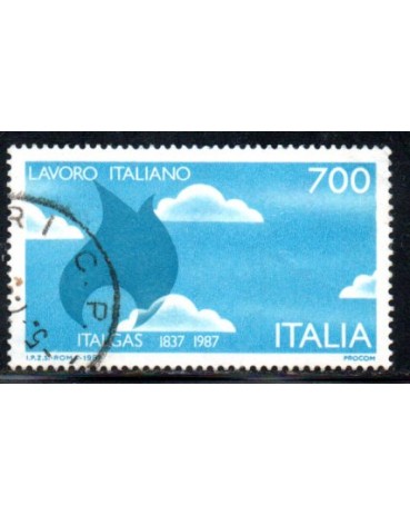 Itália 1987 Lavoro Italiano 36.855 Carimbado