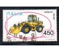 Itália 1986 Trator Fiatallis 36.861 Carimbado