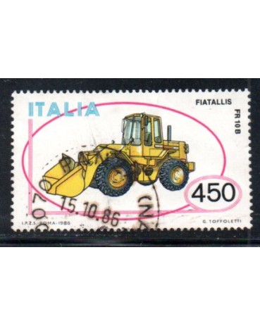 Itália 1986 Trator Fiatallis 36.861 Carimbado