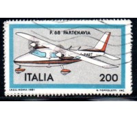 Itália 1981 Avião P.68 Partenavia 36.864 Carimbado 