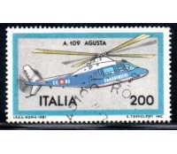 Itália 1981 Avião A.109 Agusta 36.867 Carimbado