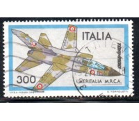 Itália 1982 Avião Aeritalia M.R.C.A. 36.869 Carimbado