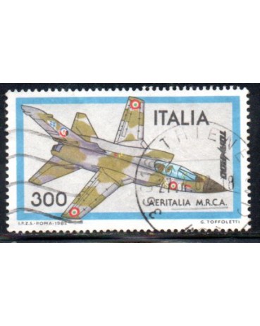 Itália 1982 Avião Aeritalia M.R.C.A. 36.869 Carimbado