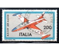 Itália 1981 Avião M.D. 339 Aer Macchi 36.872 Carimbado