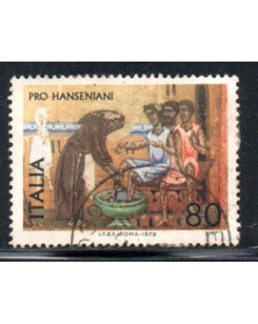 Itália 1979 Pró Hanseníase 36.874 Carimbado