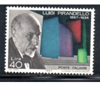 Itália 1967 - LLuigi Pirandello 36.878 Mint