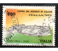 Itália 1990 Copa do Mundo de Calcio 36.885 Carimbado