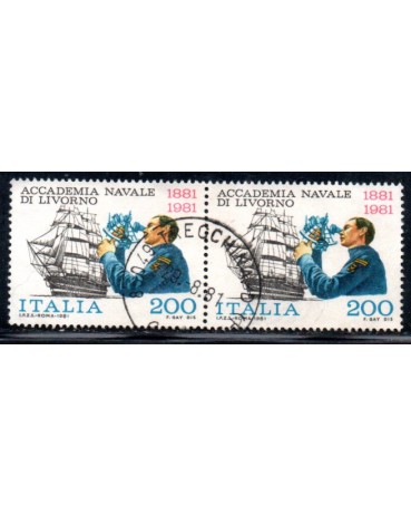 Itália 1981 Academia Naval de Livorno 36.893 Carimbados