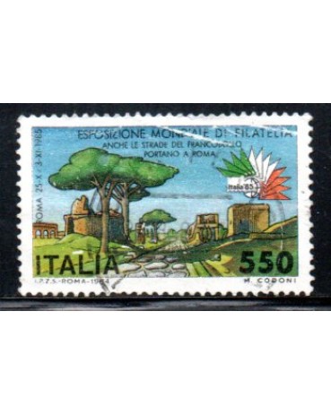 Itália 1984 Exposição Mundial de Filatelia 36.904 Carimbado