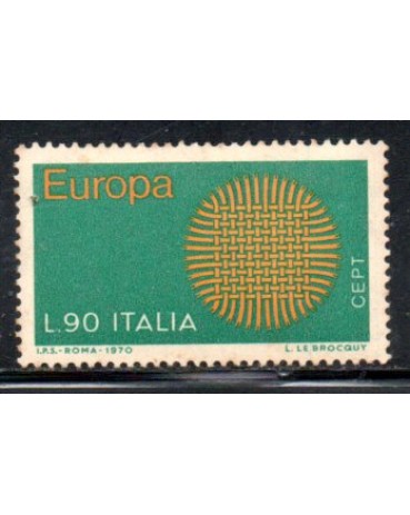 Itália 1970 Europa Cept 36.912 Novo com goma