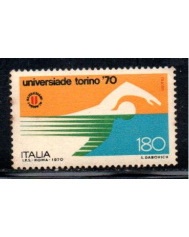 Italia 1970 Universidade de Torino 36.914 Novo com goma