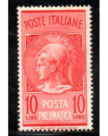 itália 1958 Pneumática 10 Liras 36.919 Novos