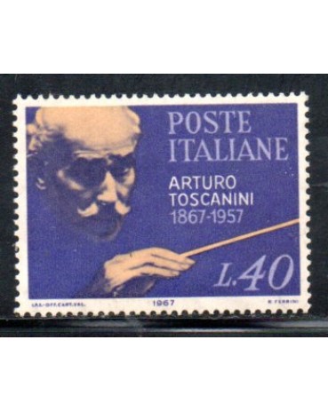 Itália 1967 Arturo Toscanini 36.935 Novo