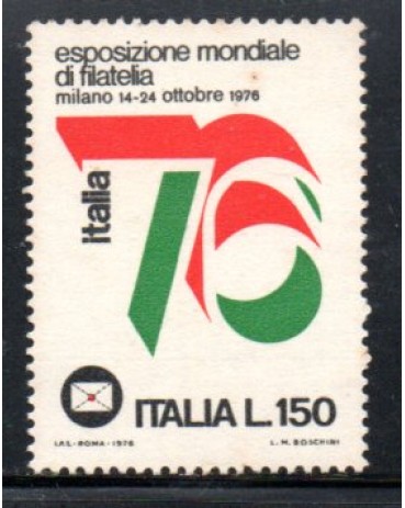 Itália 1976 Exposução Mundial de Filatelia 36.941 Novo
