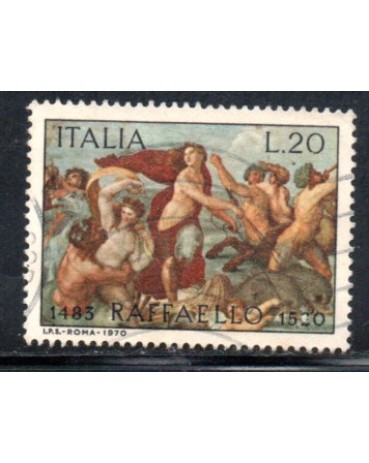 Itália 1970 Raffaello 36.971 Carimbado