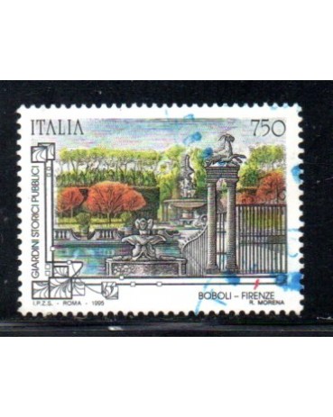 Itália 1995 Jardim Histórico Público 36.977 Carimbado