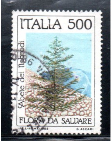 Itália 1985 Flor da Saldare 36.982 carimbado