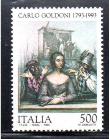 Itália 1993 Carlo Goldoni 36.983 Mint