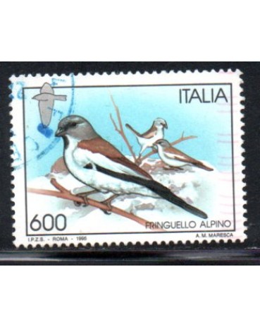 Itália 1995 Fringuello Alpino 36.985 Carimbado