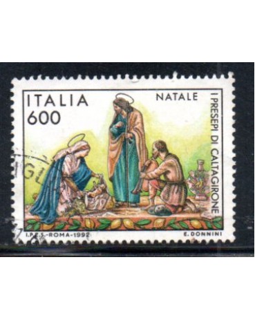 Itália 1992 Natal 36.986 Carimbado