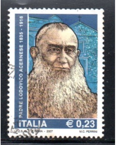 Itália 2007 Padre Lodovico Acernese 36.987Carimbado
