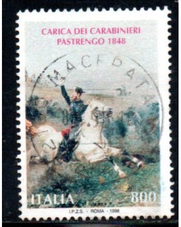Itália 1998 Carica del Carabinieri Pastrengo 36.988 Carimbado