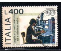 Itália 1976 Impiato Automático di smistamento 36.992 Carimbado