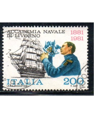 Itália 1981 Academia Naval di Livorno 36.993 Carimbado