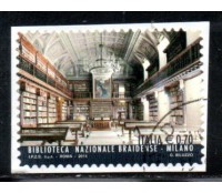 Itália 2014 Biblioteca Nacional Braidense - Milão 36.994 No Fragmento - Carimbado