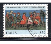 Itália 1996 I Tesori Degli  Archividi Stato - Torino 36.997 Carimbado