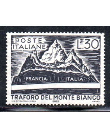 Itália 1965 Traforo del Monte Bianco 36.998 Mint