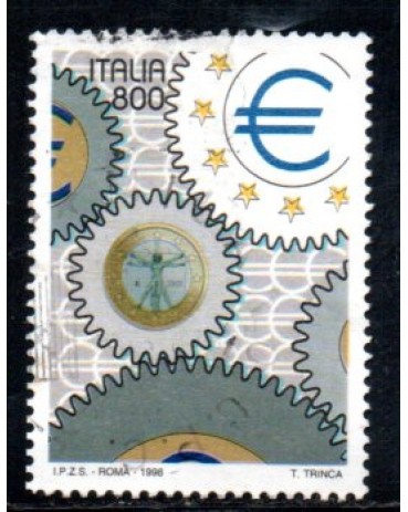 Itália 1998 Euro 36.999 Carimbado