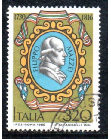 Itália 19801 Filipo Mazzei 37.000 Carimbado