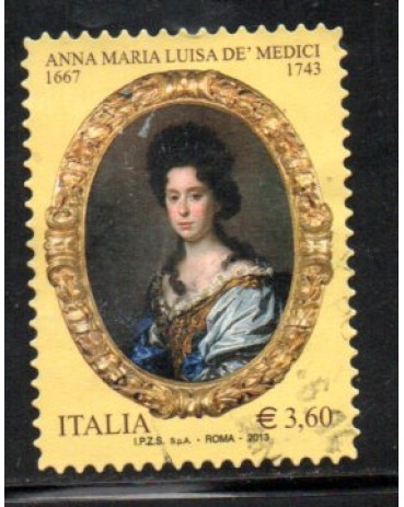 Itália 2013 Anna Maria de Médici 37.007 Carimbado