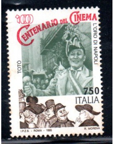 Itália 1995 Centenário do Cinema 37.015 Novo