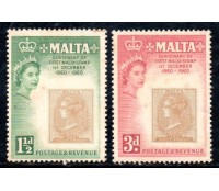 Mallta 1960 Rainha Elisabeth 37.024 Novos com goma