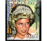 Mongólia 1990 Rainha Lady Dy 37.027 Carimbado