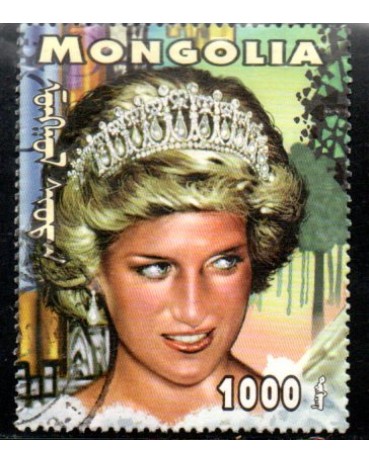Mongólia 1990 Rainha Lady Dy 37.027 Carimbado