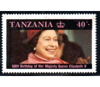 Tanzânia 2000 Rainha Elisabeth 37.028 Novo com Goma