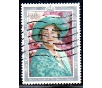 Inglaterra 1990 Rainha Elisabeth 37.036 Carimbado