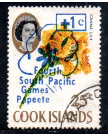 Cook Islands 1968 Rainha 37.038 Carimbado