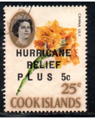 Cook Isands 1968 Rainha 37.039 Carimbado