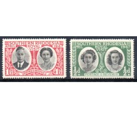 Rhodésia 1947 Rei e Raunha 37.040 Mint